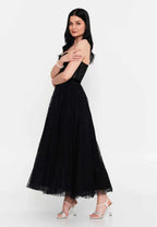 sheer lace dress