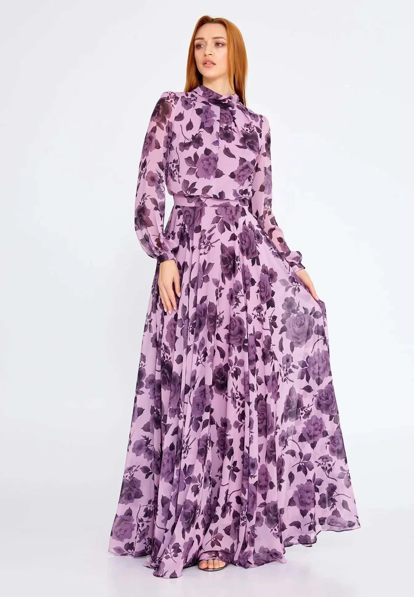 long sheer sleeves