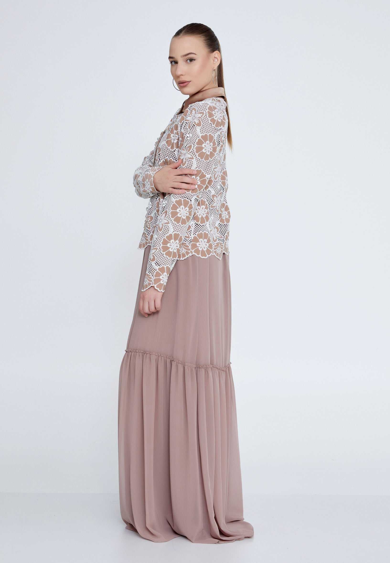 tie wedding guest dress