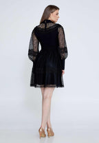 short black lace dress