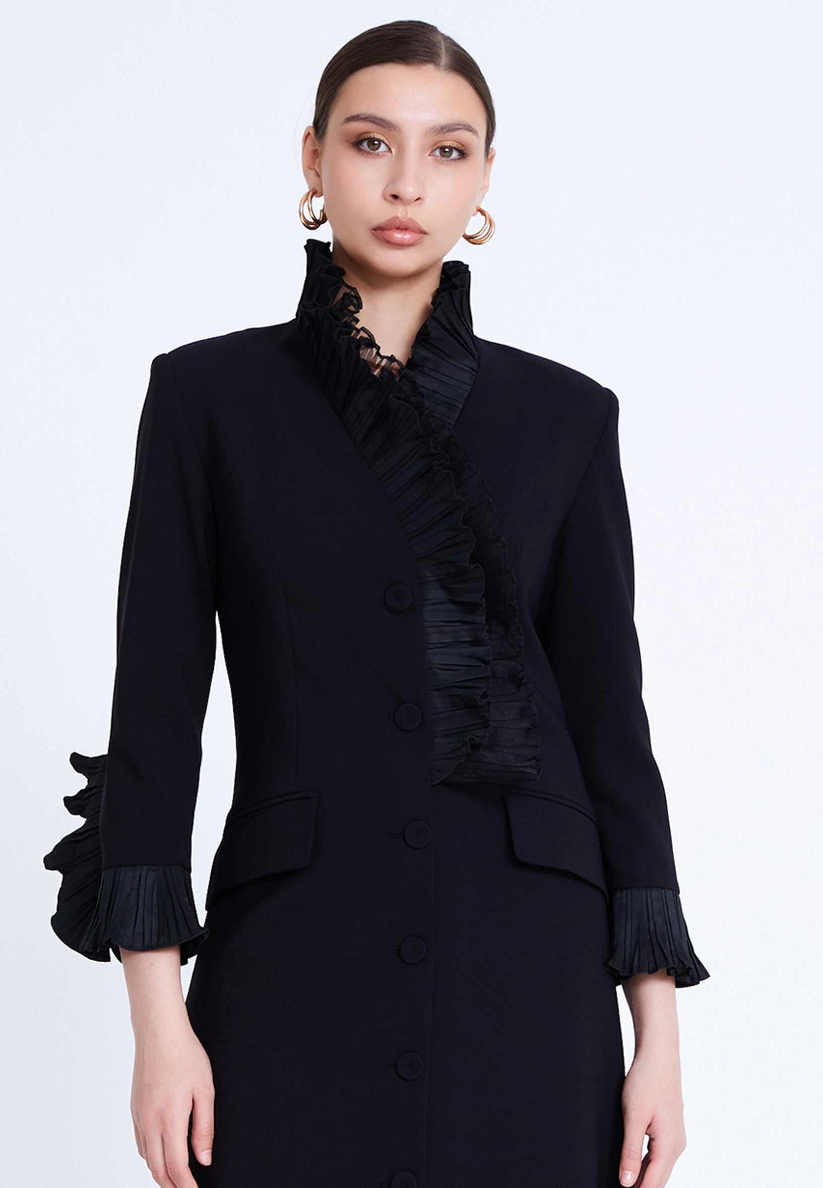 pleated dress
