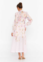 long sleeve floral dress