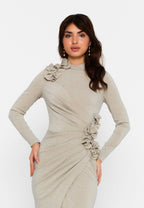 high neck wedding dress
