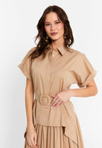 Belted dress