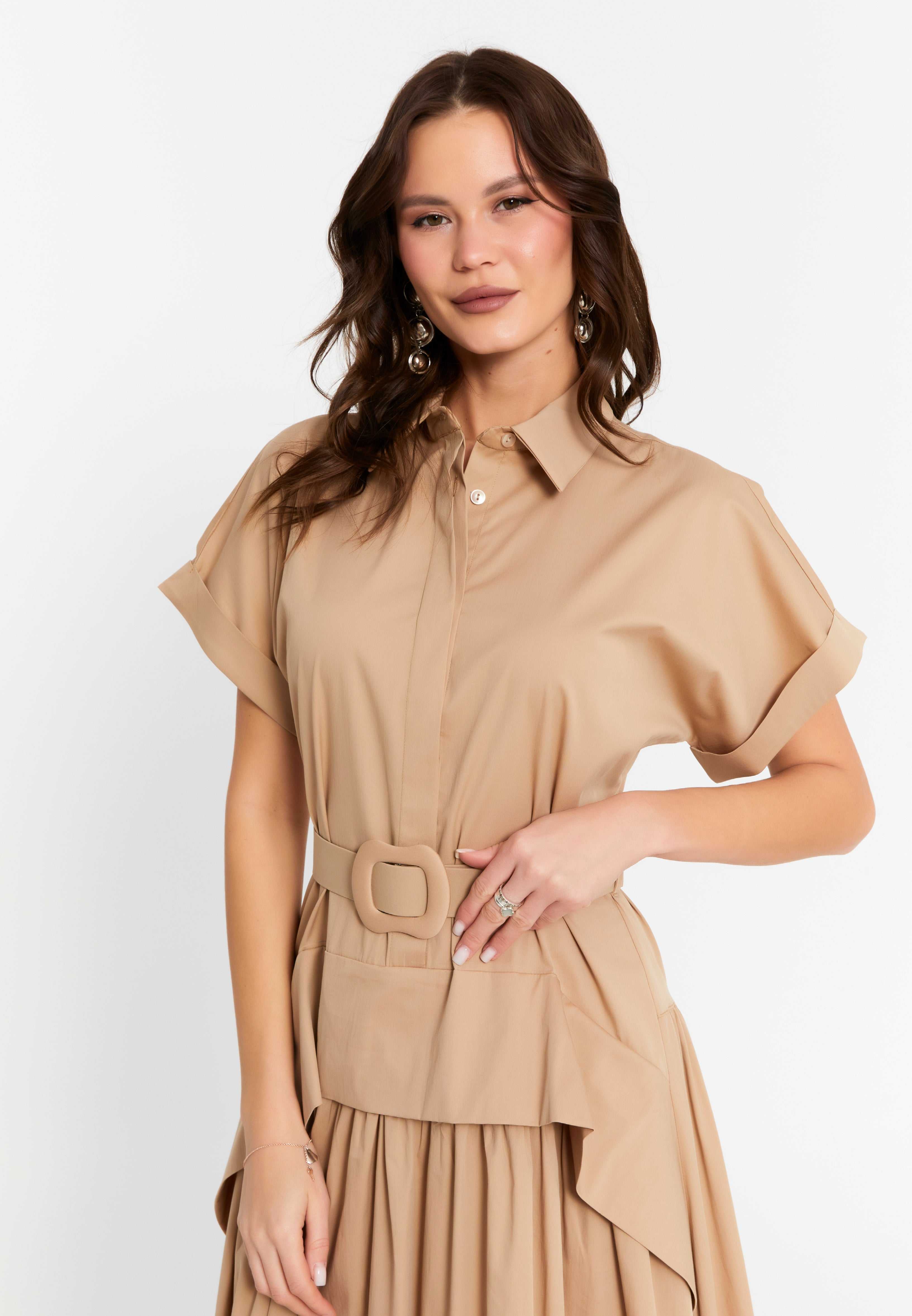 Belted dress