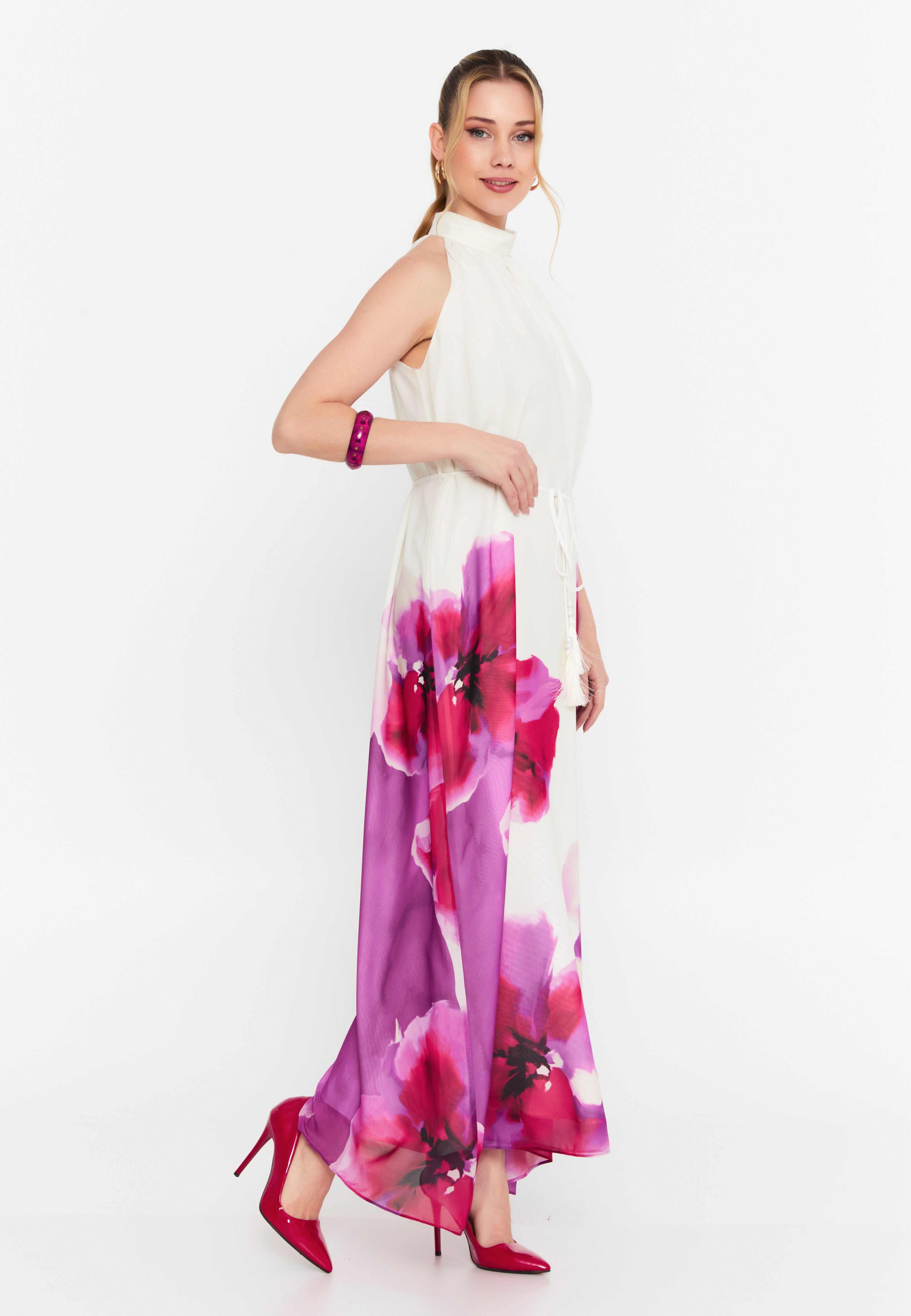 Floral print dress