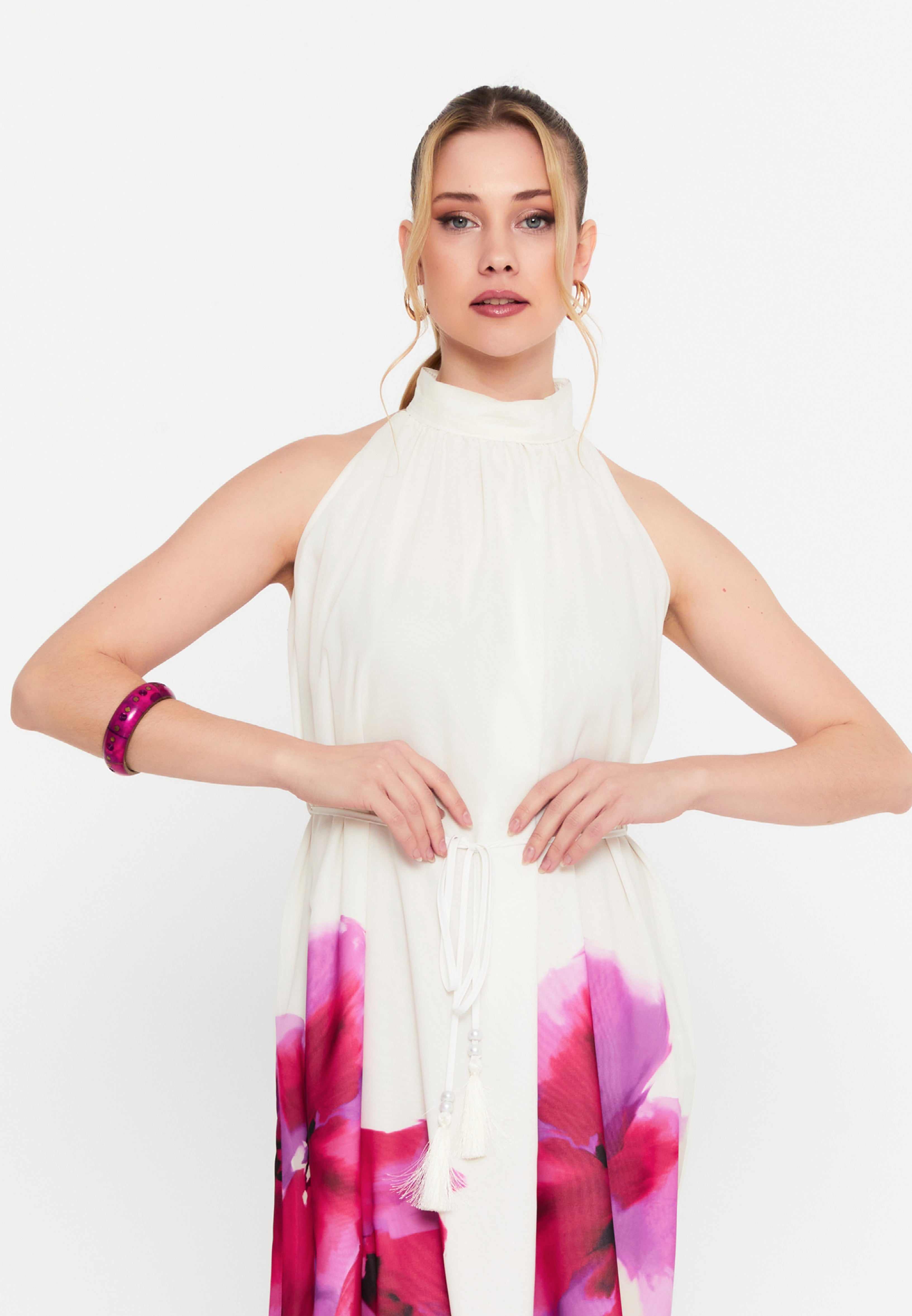 Floral print dress