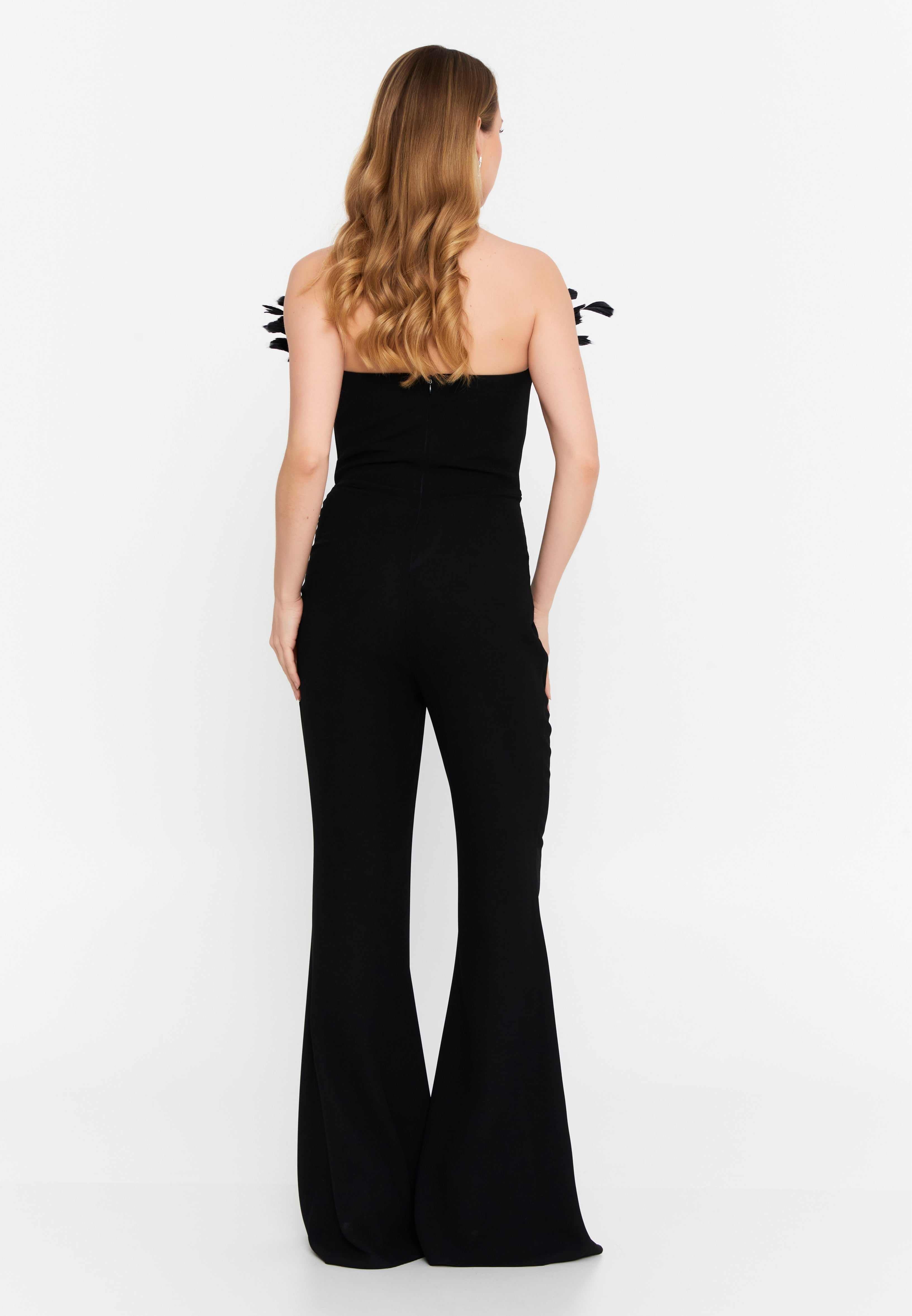 strapless jumpsuit
