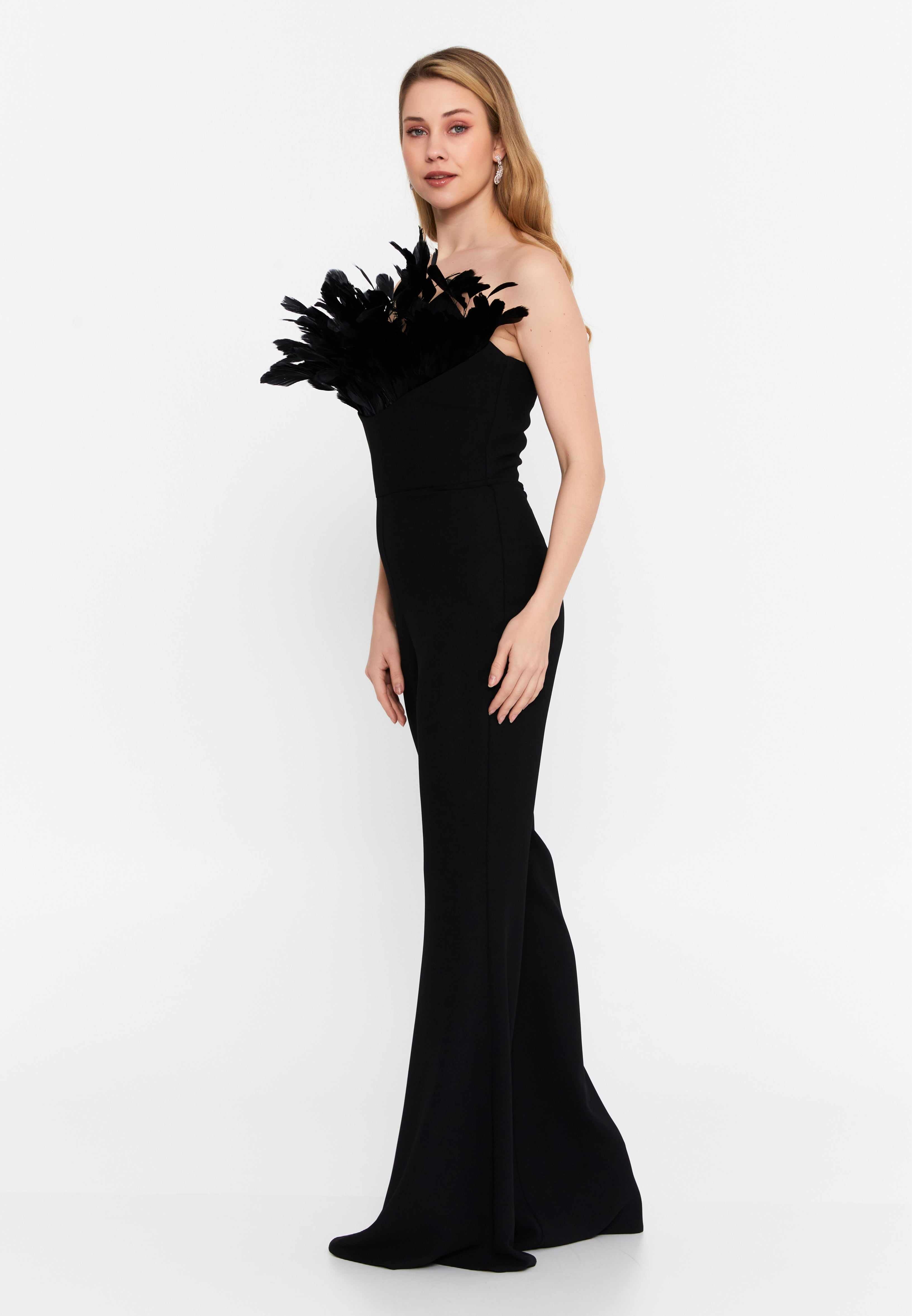 strapless jumpsuit