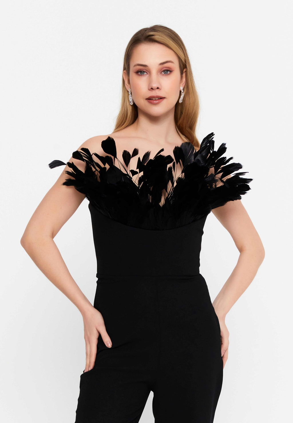 strapless jumpsuit