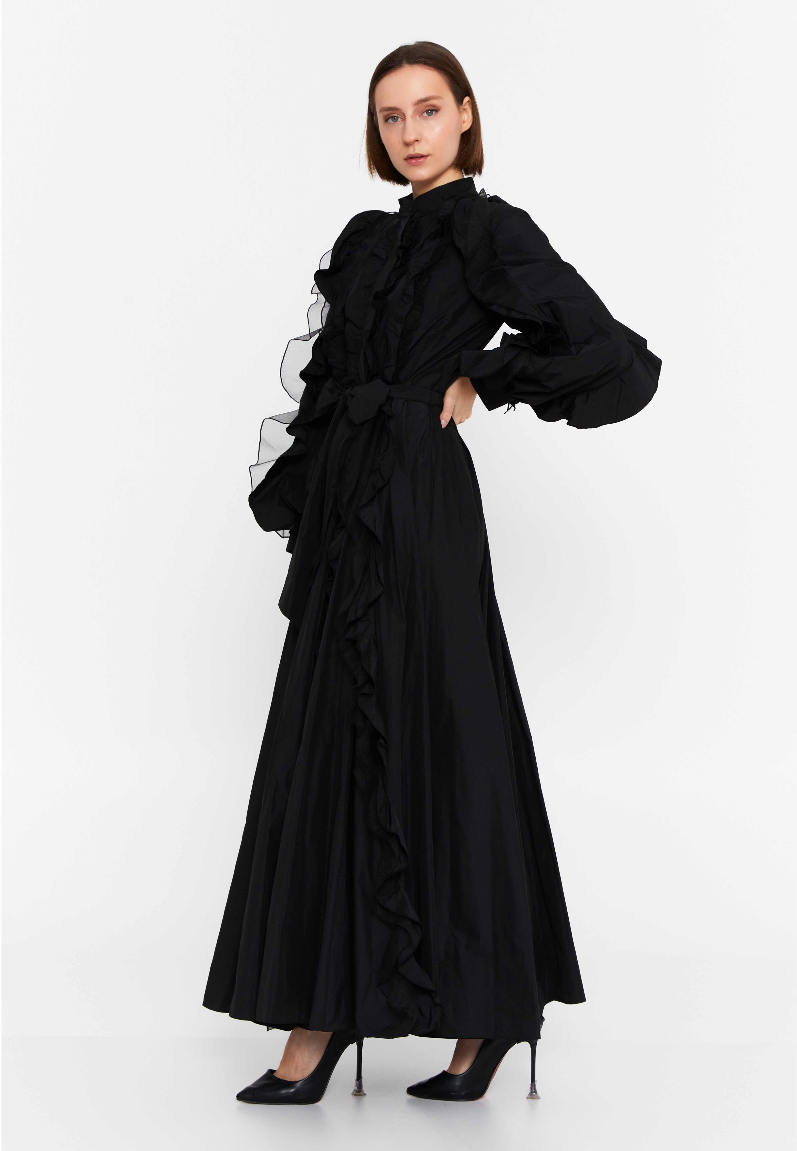 Ruffled Maxi Dress