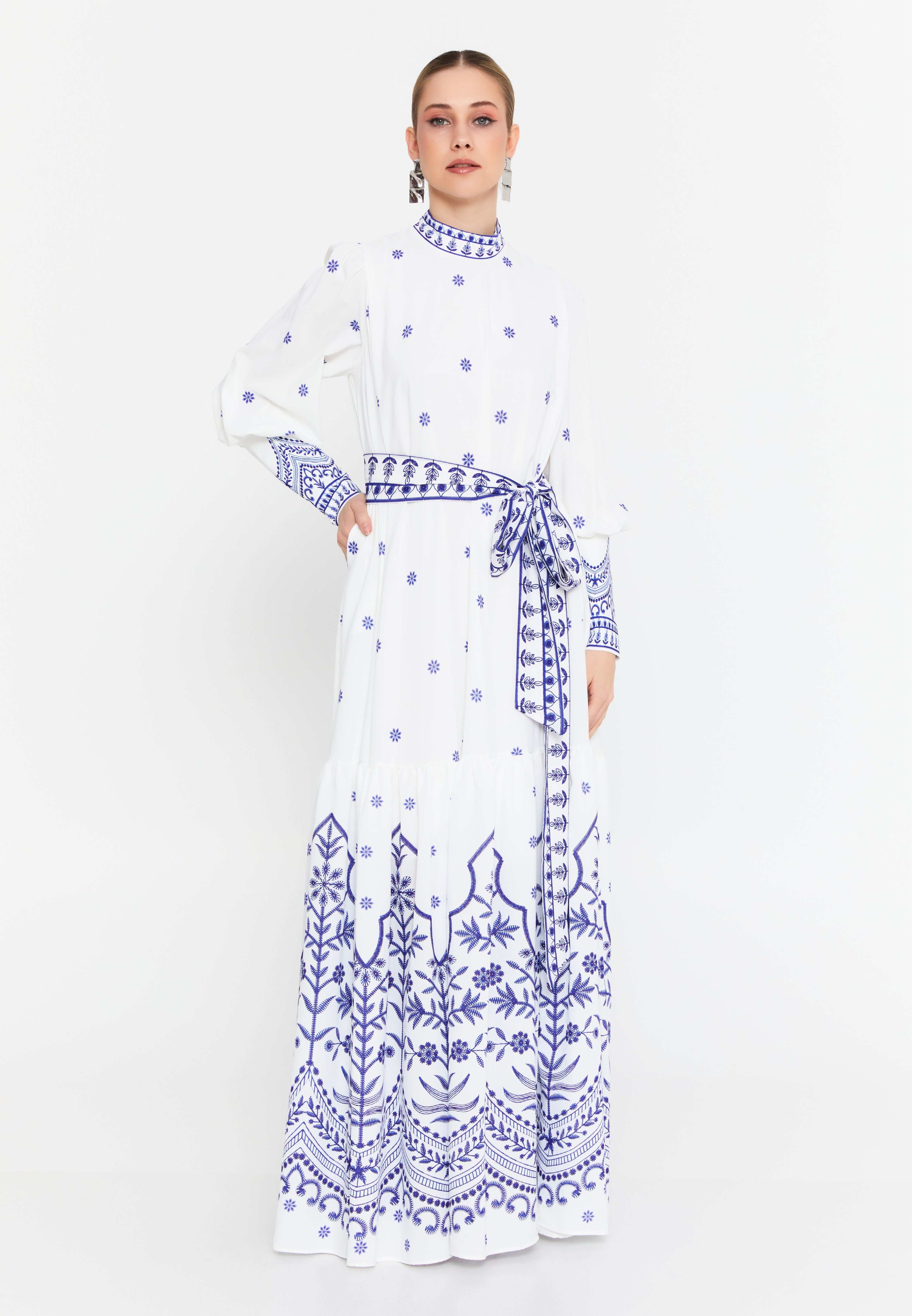 white maxi dress