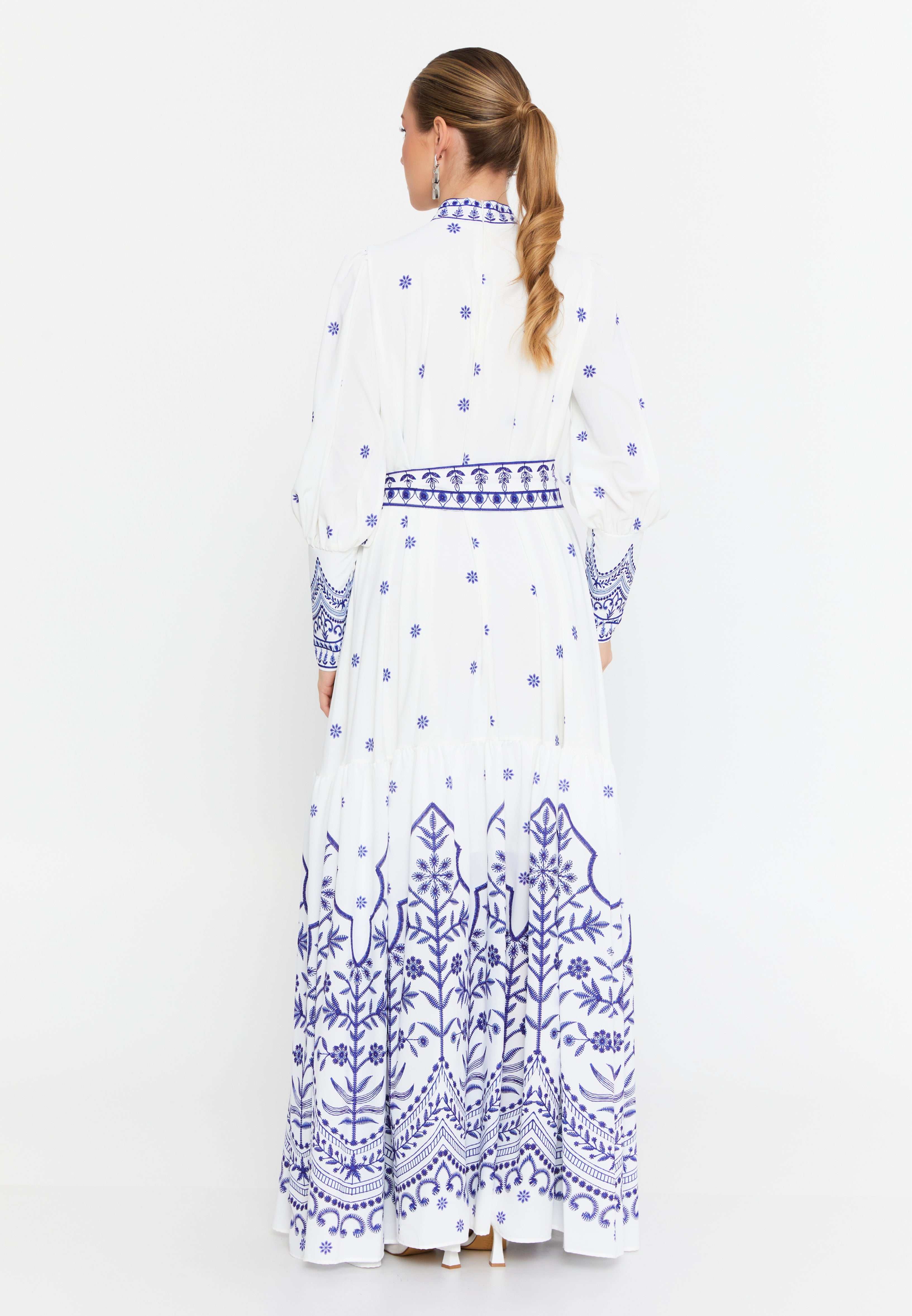 white maxi dress