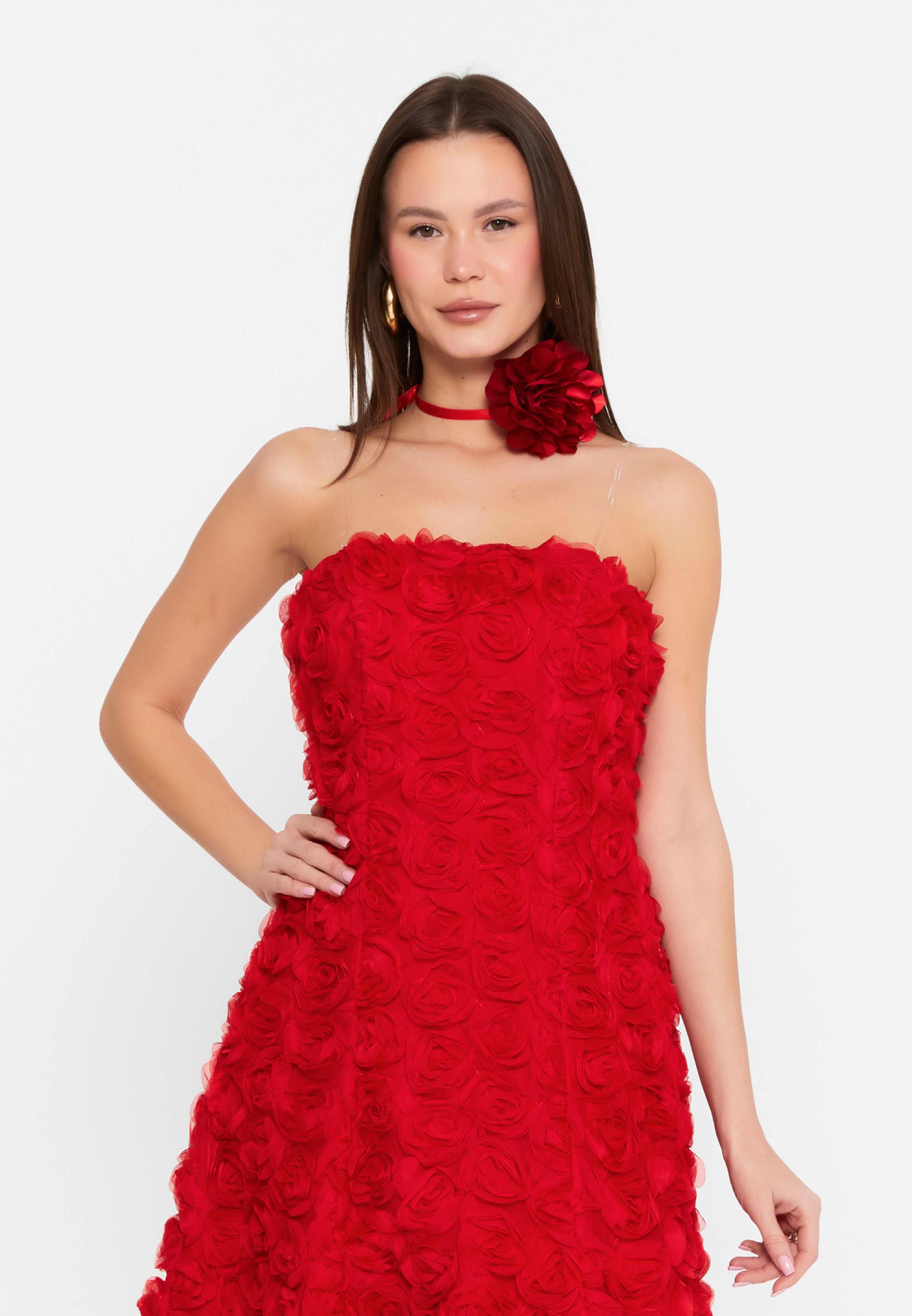strapless dress