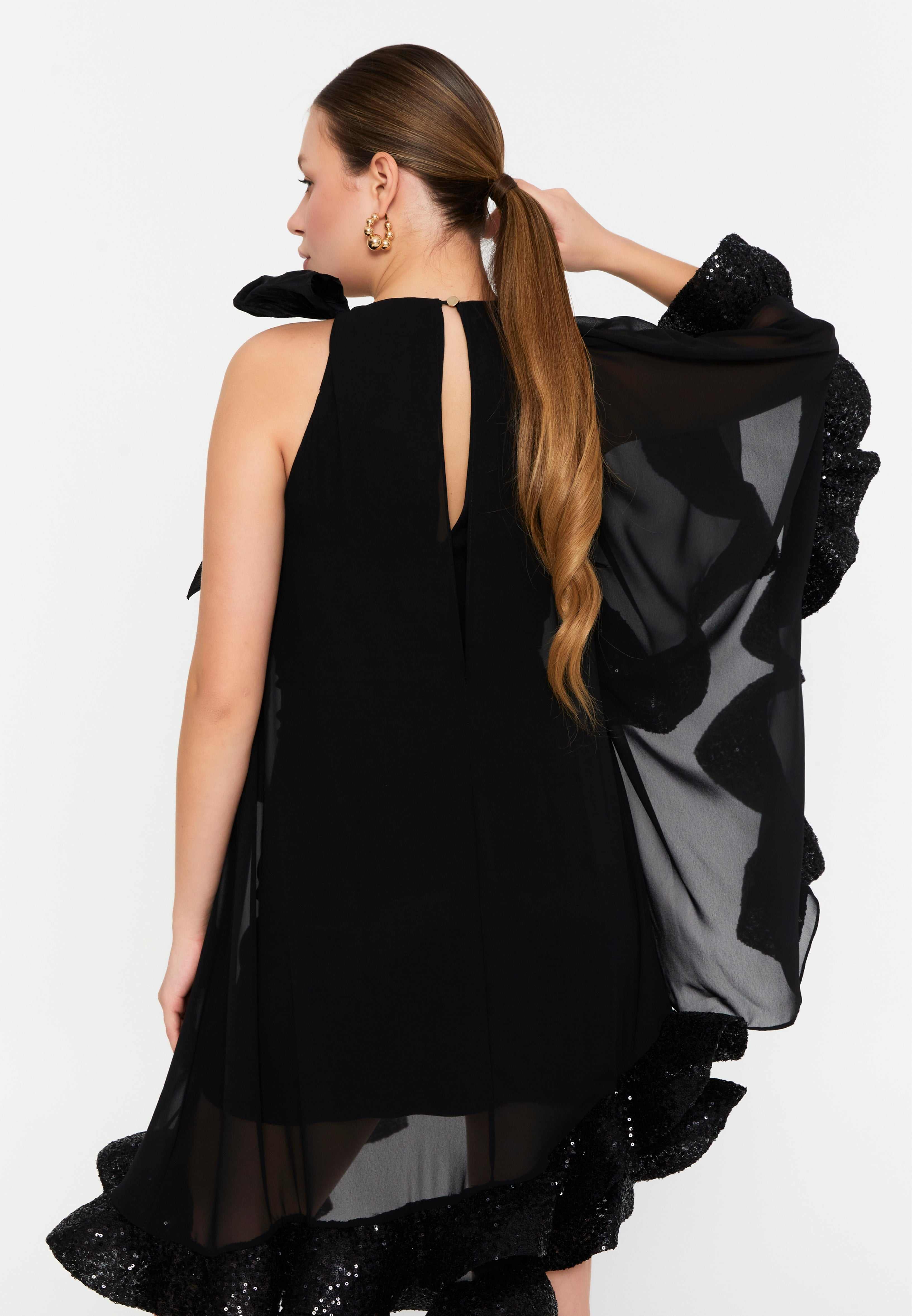 ruffle Mini Dress