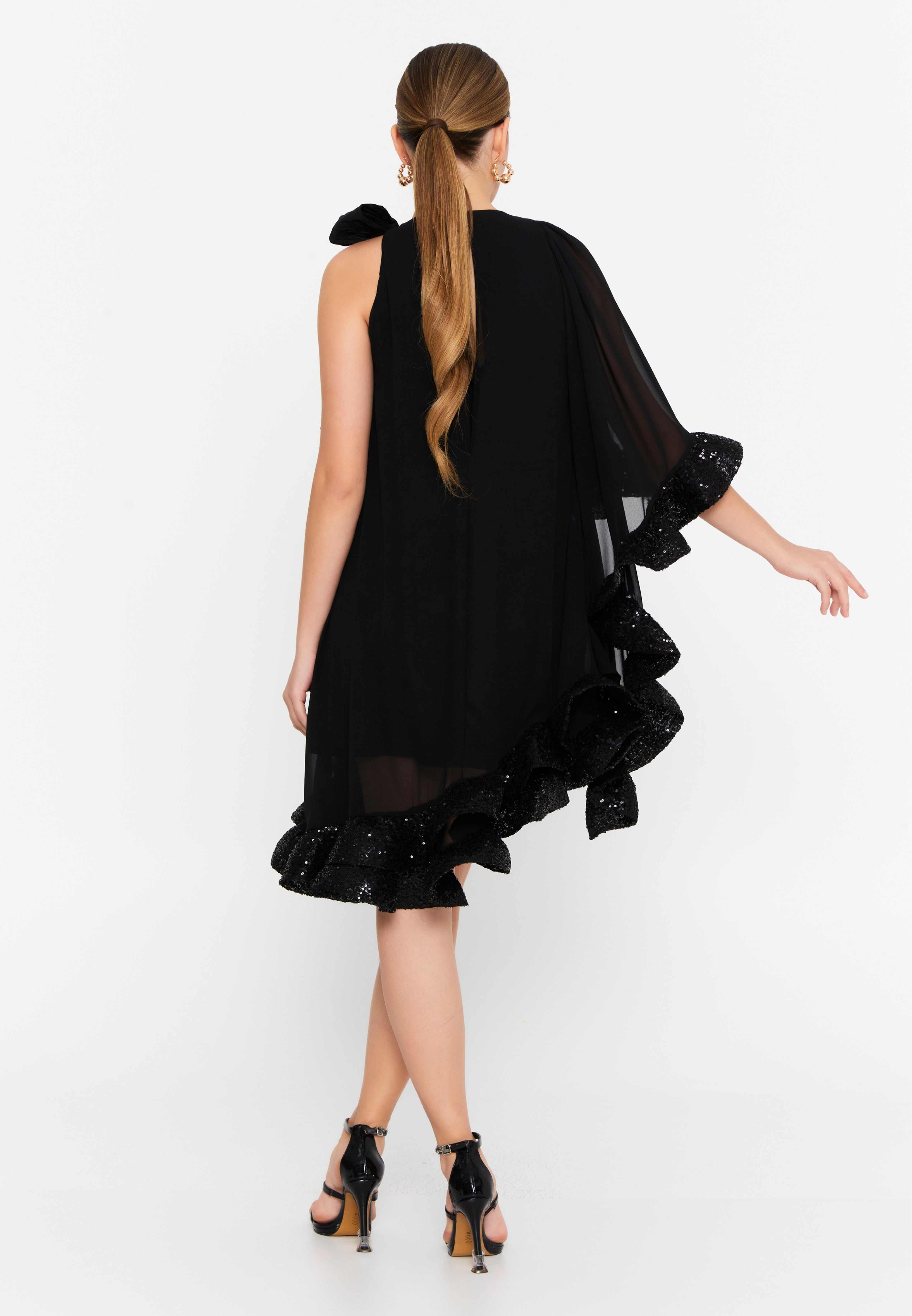 ruffle Mini Dress