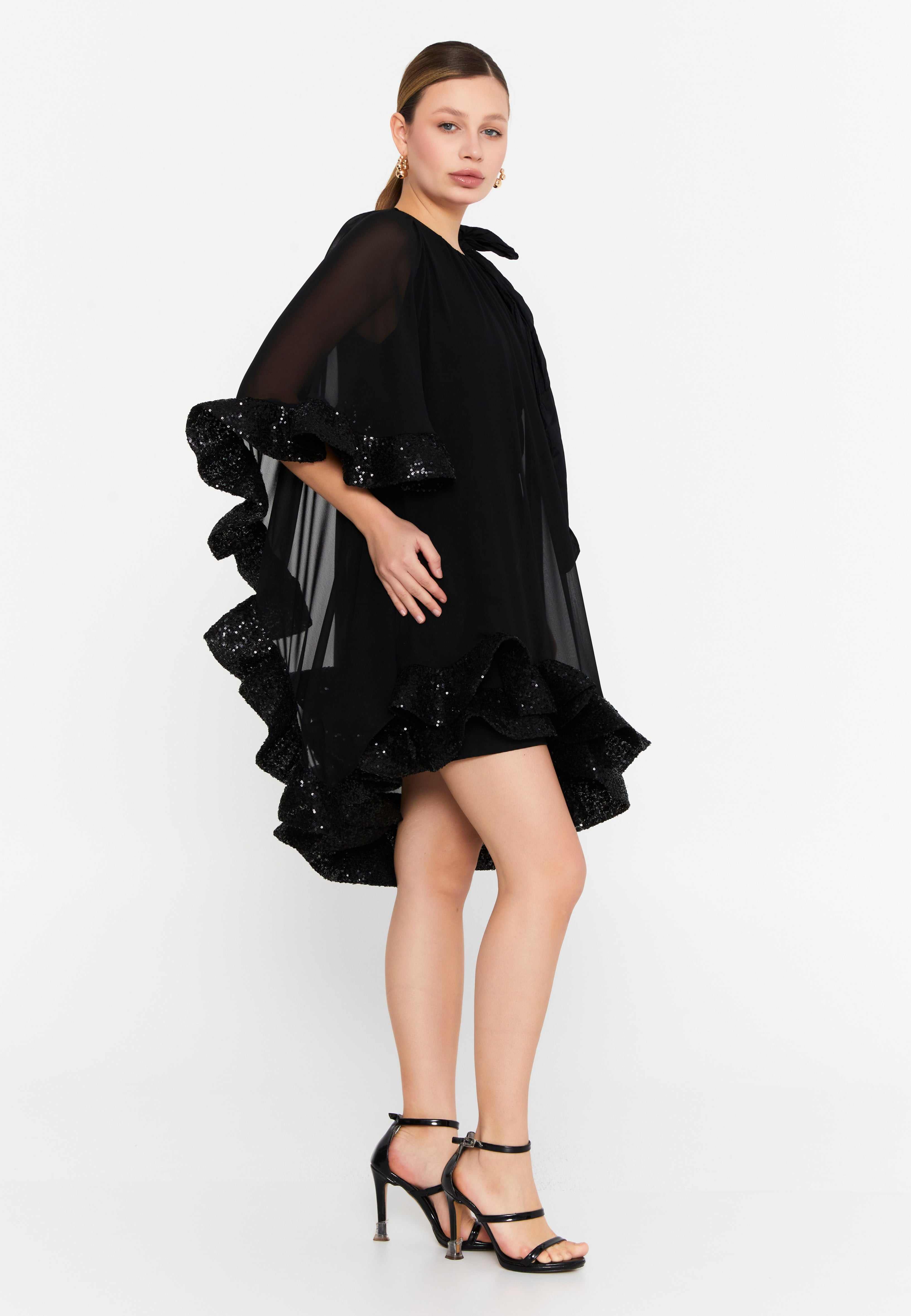 ruffle Mini Dress