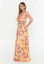 Crop Top and Maxi Skirt Set
